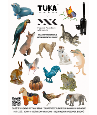 NAKLEJKI Kolekcja Muzeum Narodowego w Krakowie – ZWIERZĘTA