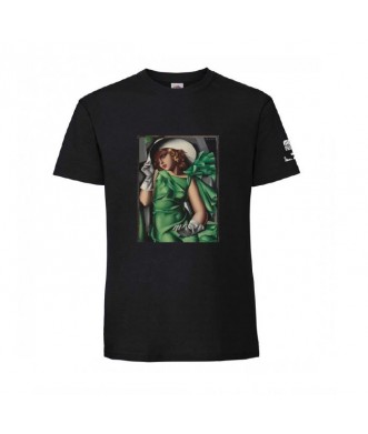 Koszulka z nadrukiem Łempicka "Dziewczyna w zieleni"